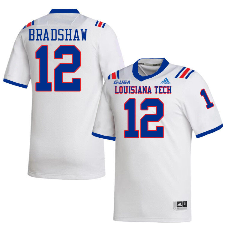 Terry Bradshaw Louisiana Tech Jersey,LA Tech Bulldogs Football Jerseys,Uniforms,Gears-White